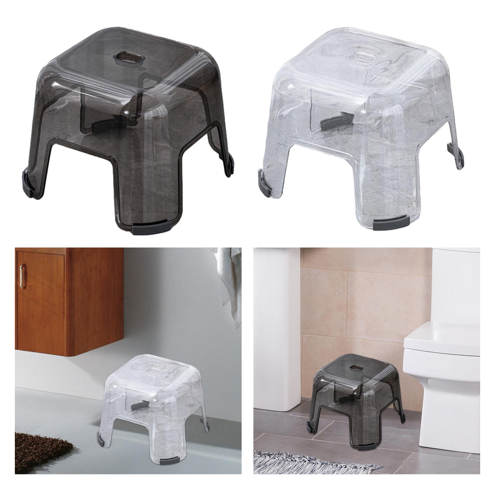 Step Stool Multipurpose Portable Furniture Chair Change Shoe Stool Bathroom Stool for Living Room Kithchen Apartment Bedroom