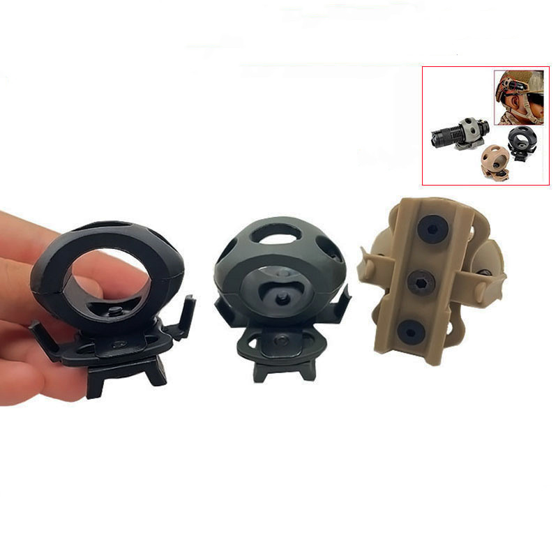 Description Picture 5 of item1pcs 20-24mm Helmet Special Lighting flashlight Support Tactical Helmet jig adapter outdoor sports riding rail accessories