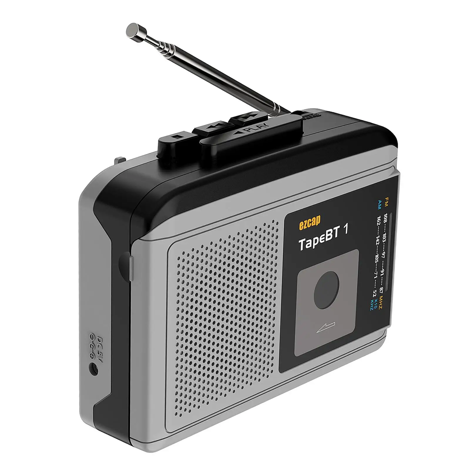 Cassette Player Audio 2AA Battery or USB Power Supply FM AM Radio Recorder