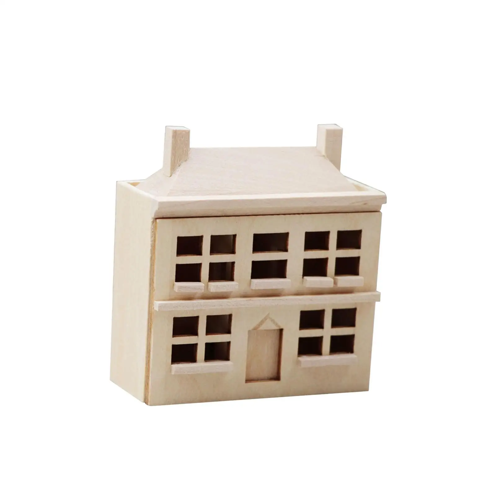 1/12 Dollhouse Villa House Artwork for Playhouse Pretend Play Ornament