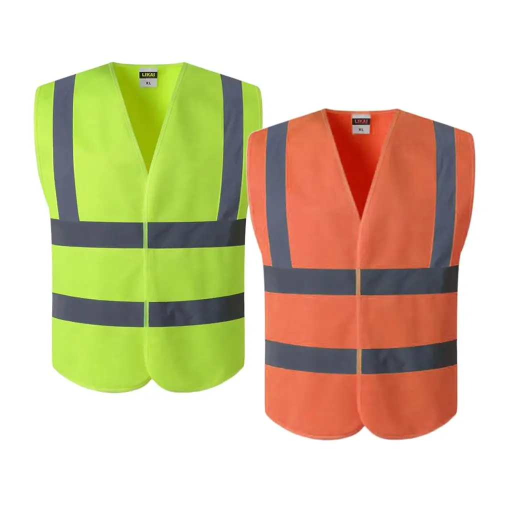 Linking Tape Safety Waistcoat with Reflective Tape  Breathable Vest Workwear