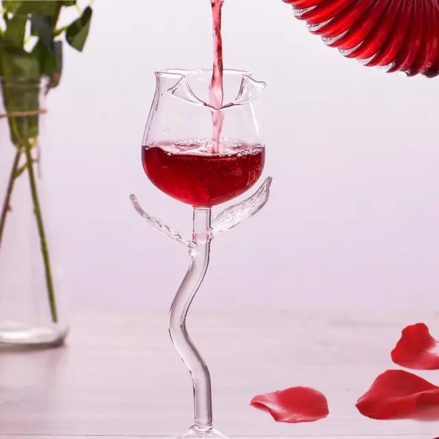 3 uds copa pequeña copa elegante barra de cristal fiestas vasos de  decoración regalos perfecl copa de vino