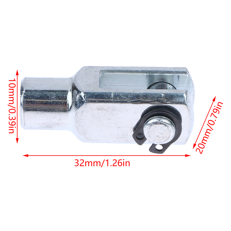 Description Picture 3 of itemMetal Y-16 M6*1 Thread Pneumatic Cylinder Rod Piston Clevis Y Joint For 16mm Bore Mechanical Hardware