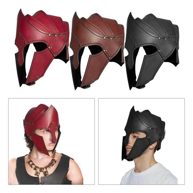 Medieval Cosplay Helmet Funny Comfortable Viking Knight Helmet for Christmas Party Halloween Stage Performances Men Women