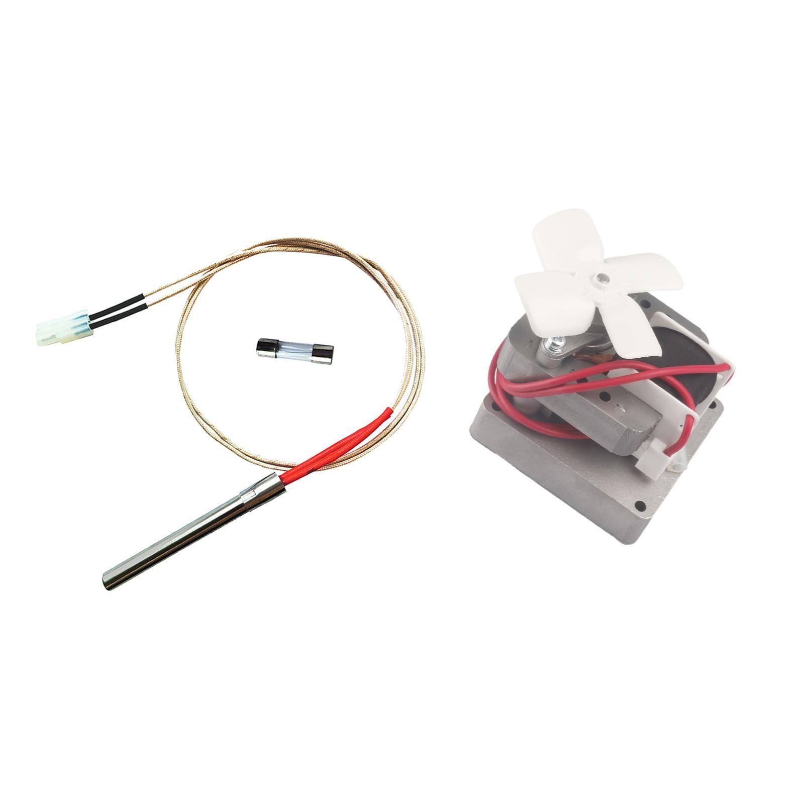 Barbecue Auger Motor Set Replacement Parts Grill Induction Fan Kit for Camping Outdoor Oven Stove Barbecue Accessories