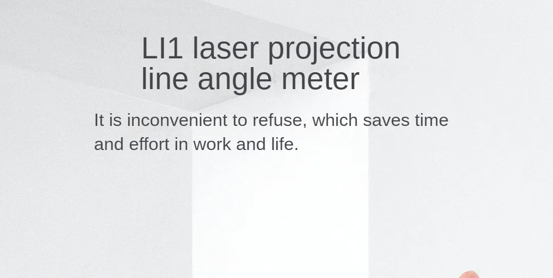 S60cc505d56704ec89fd4cebb683f602bg L1 Laser Level Angle Meter Casting Instrument Measure Tool Protractor Digital Inclinometer Gauge Construction Tools Angle Ruler