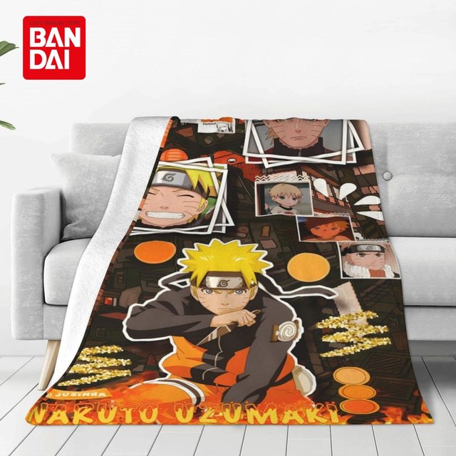 NARUTO ANIME popular MANGA COMIC STYLE MICROFIBER FLEECE THROW BLANKET (60