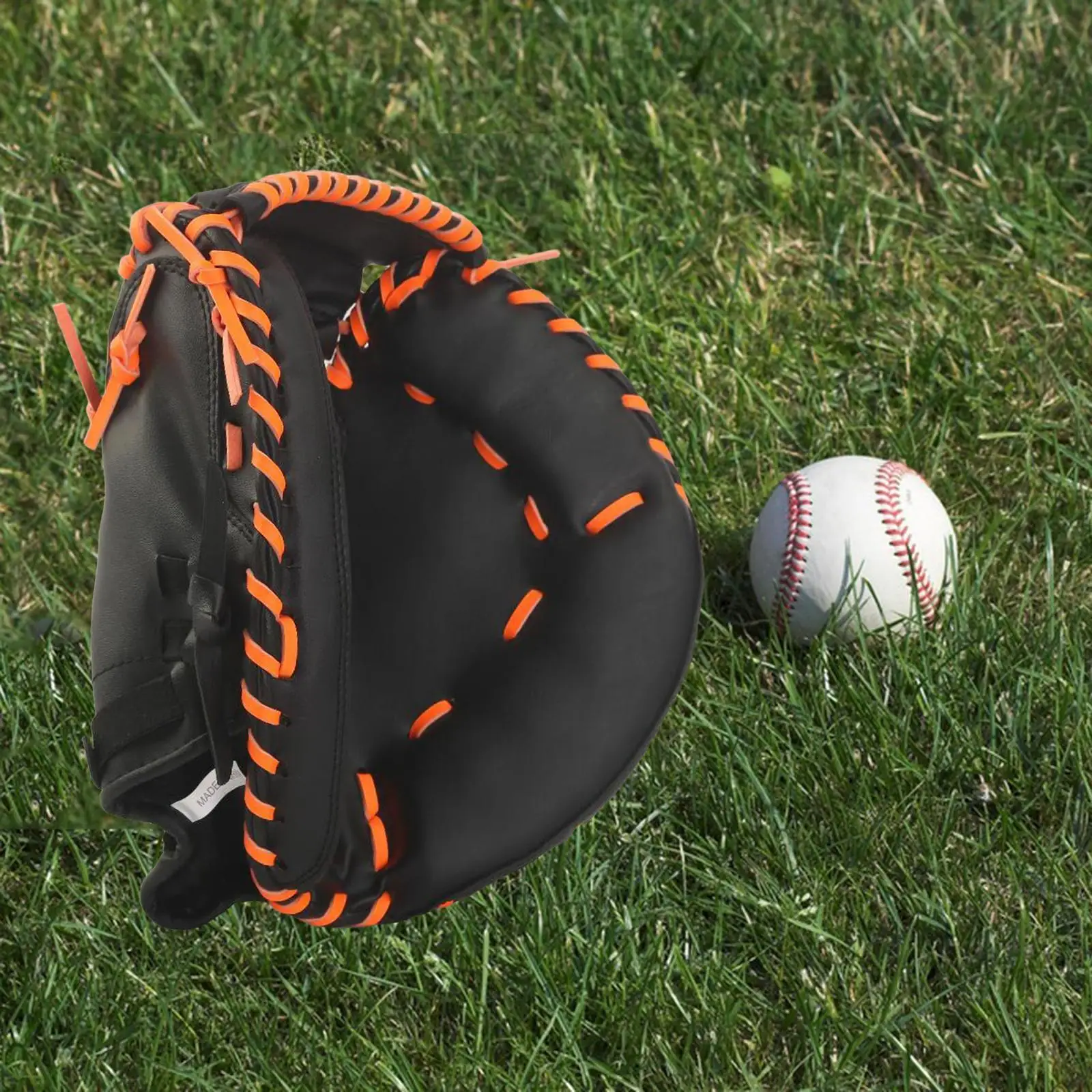 Sports Baseball Glove Thickening Outfield Infield Flexibility PU 12.5