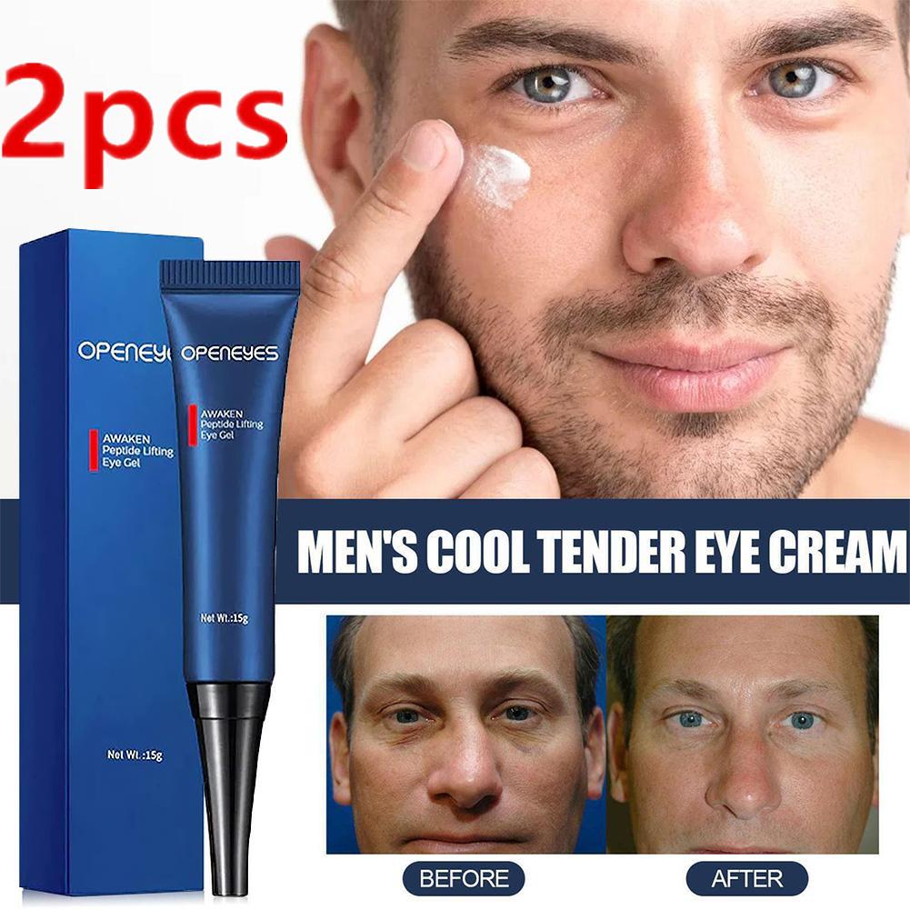 Best of 2X Awaken Peptide Lifting Eye Gel Men Eye Cream Moisturizing Under Eye Cream Dark Circles Puffiness Fine Lines Eye Care Reviews & Tips