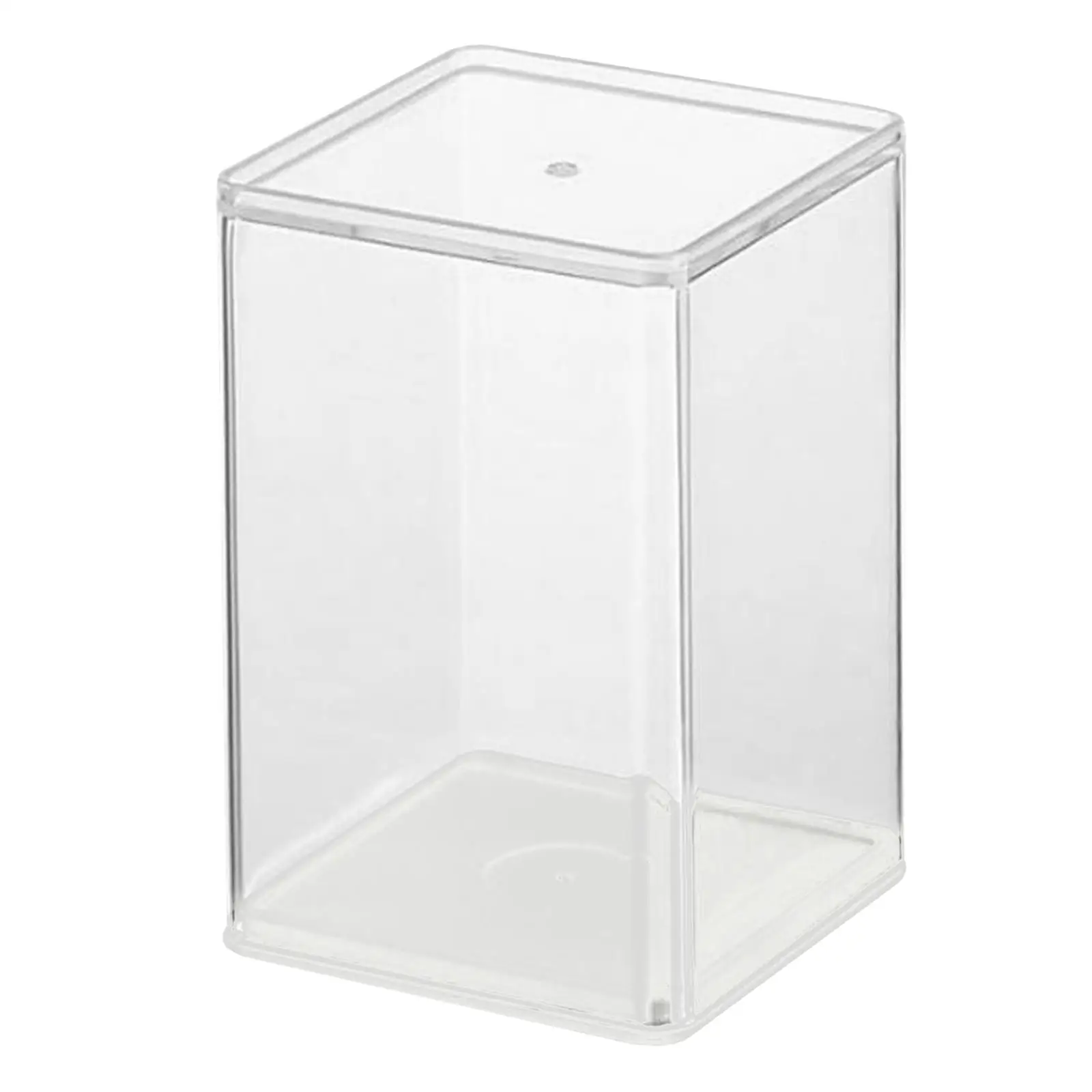 Acrylic Display Rack Case Dust Proof Stand Assemble Countertop Box Small Display Cabinet Storage Box for Model Dolls Toys Kids