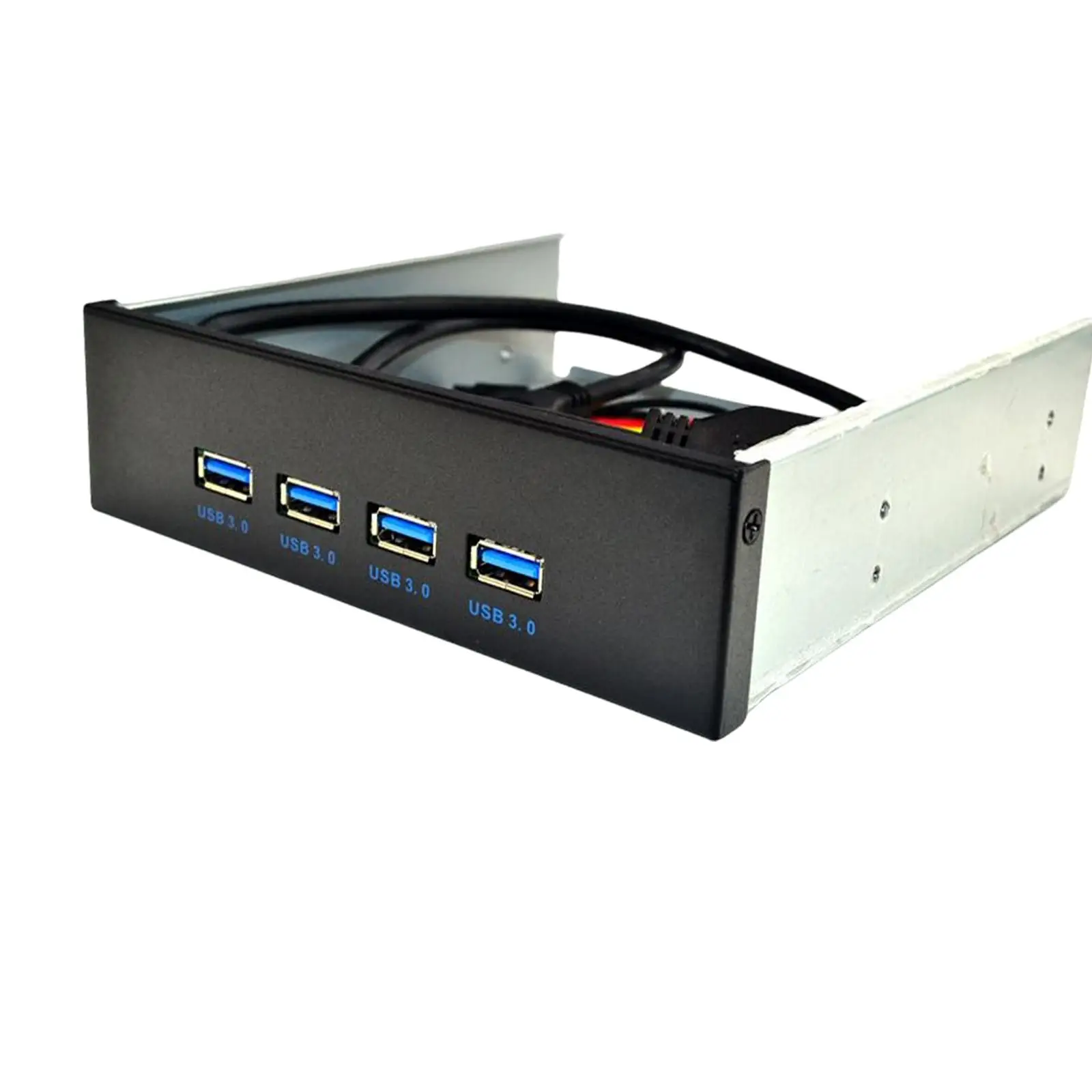 5.25 inch Optical Drive Front Panel 4 Ports USB 3.0 High Speed USB 3.0 Hub for PC