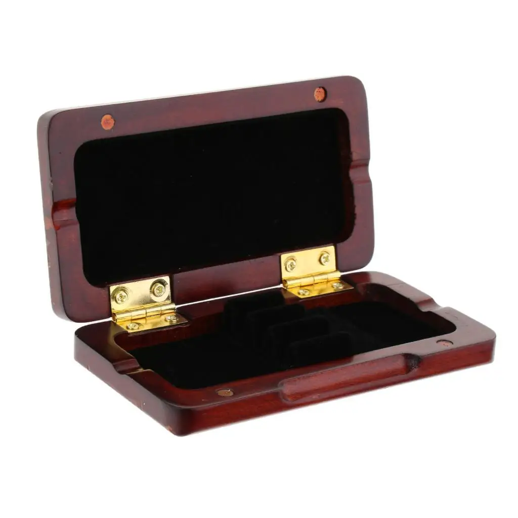 Wooden Oboe Reed Case Holder Box Protector Rosewood Oboe Reed Case for 3pcs 12pcs Reeds Strong Wind Instrument Parts