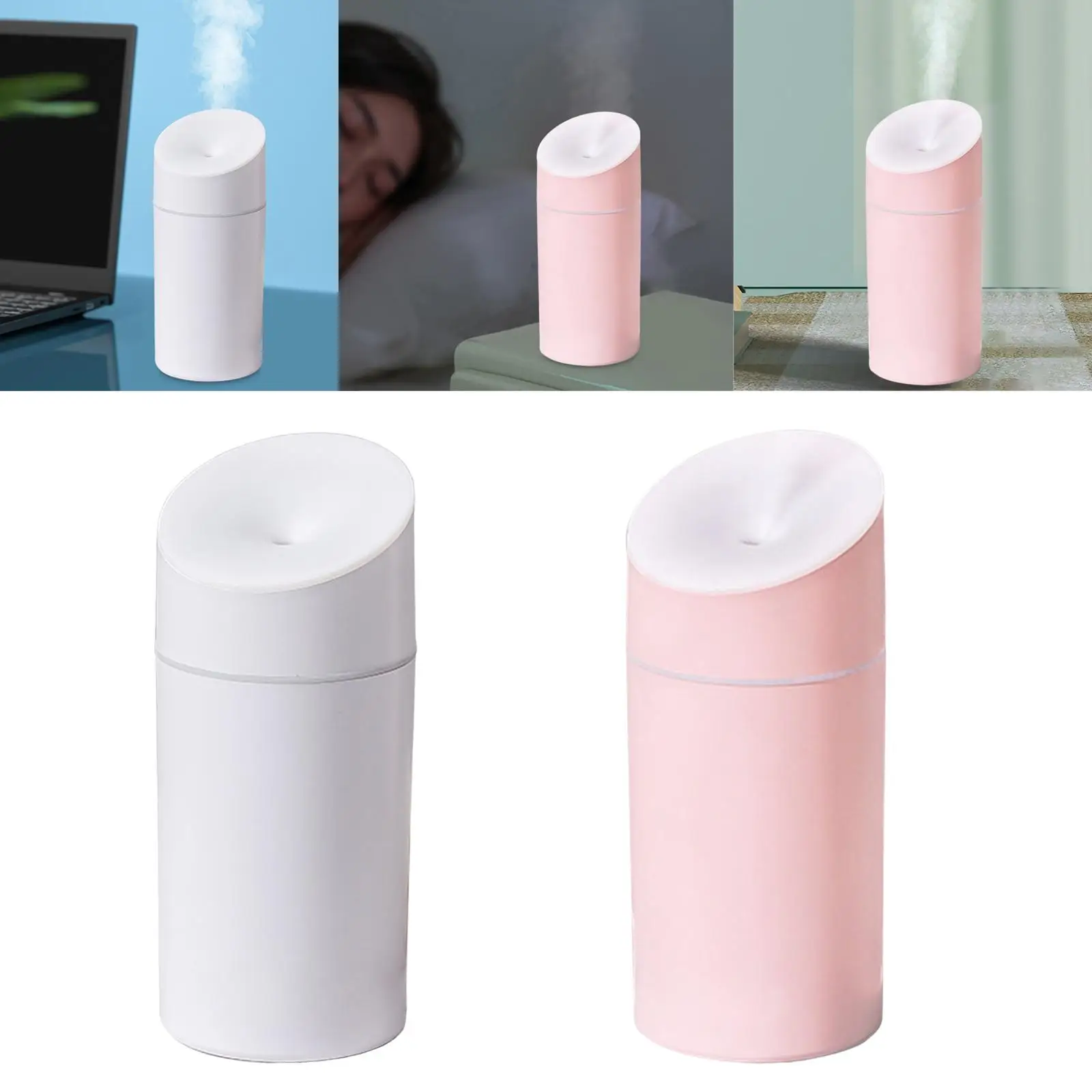 Mini Air Humidifier USB Night Lamp Essential Oil Sprayer Adjustable Mist Mode