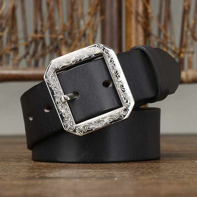 Men Belt Genuine Leather Luxury High Quality