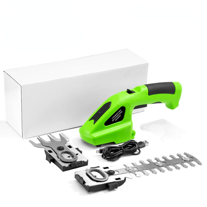 Description Picture 2 of item7.2V Rechargeable 2 IN 1 Cordless Electric Hedge Trimmer Built in Lithium Ion Battery,Topiary Shears,Hand Held Trimmer for Grass
