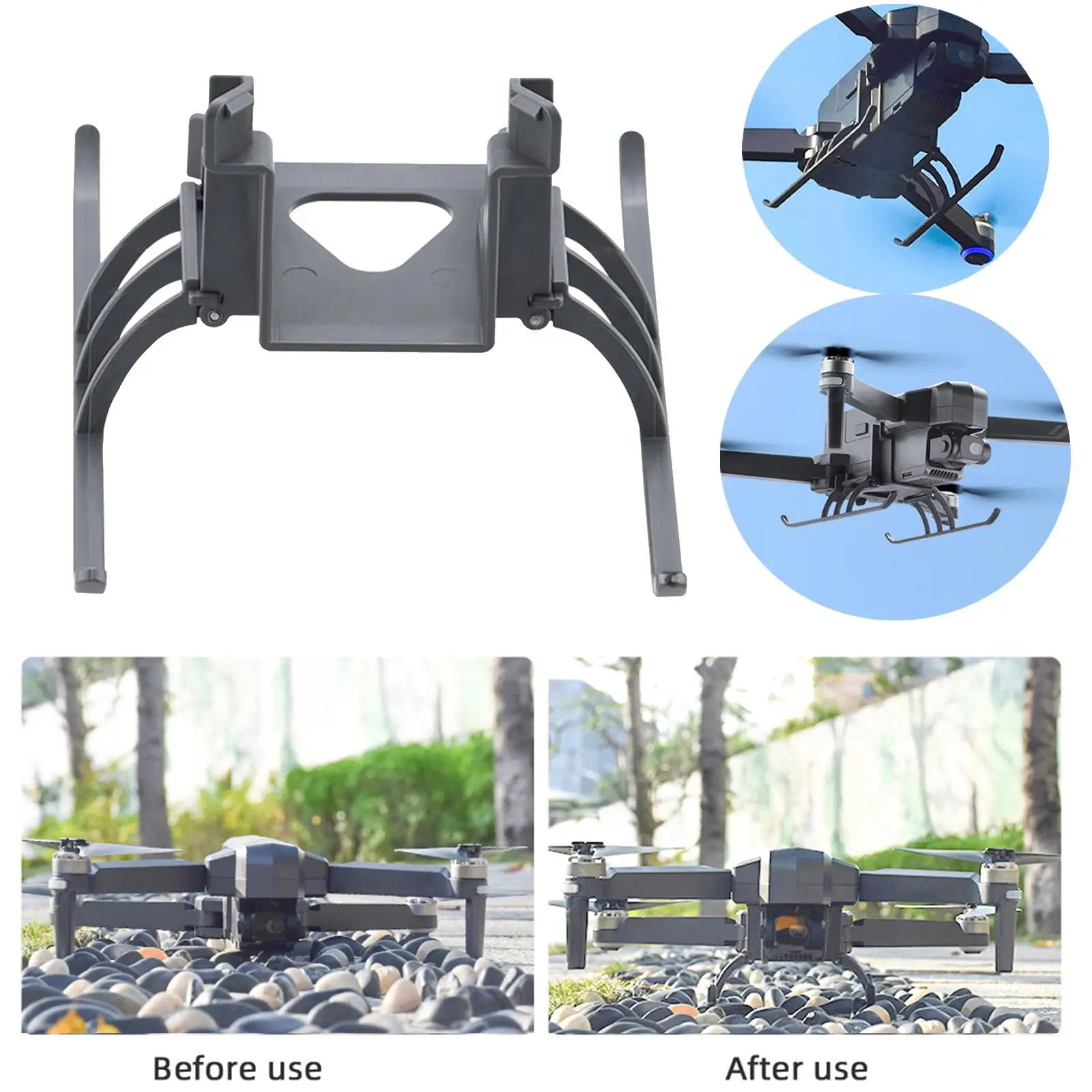 Landing Gear Leg Gimbal Guard Protector Feet Extensions Heightened Extended for Sjrc F11S Drone Increase Height 29mm Portable
