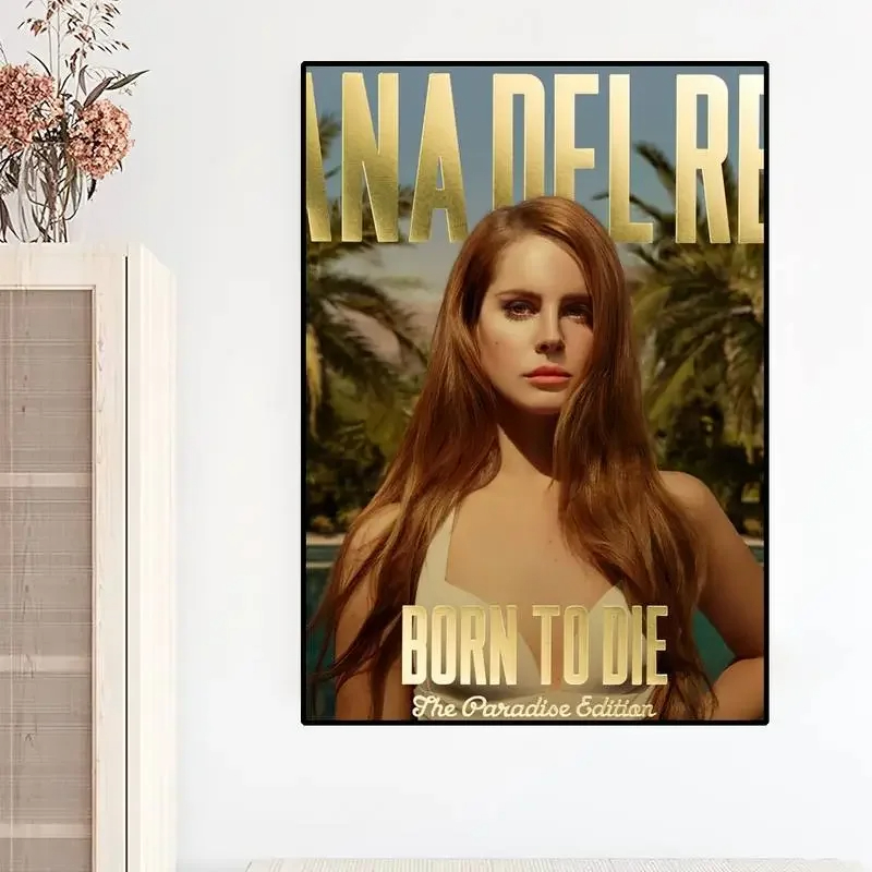 Classic Character Aesthetics Wall Art Singer Lana Del Rey HD Oil On Canvas Posters Prints Home Bedroom Living Room Decor Gifts