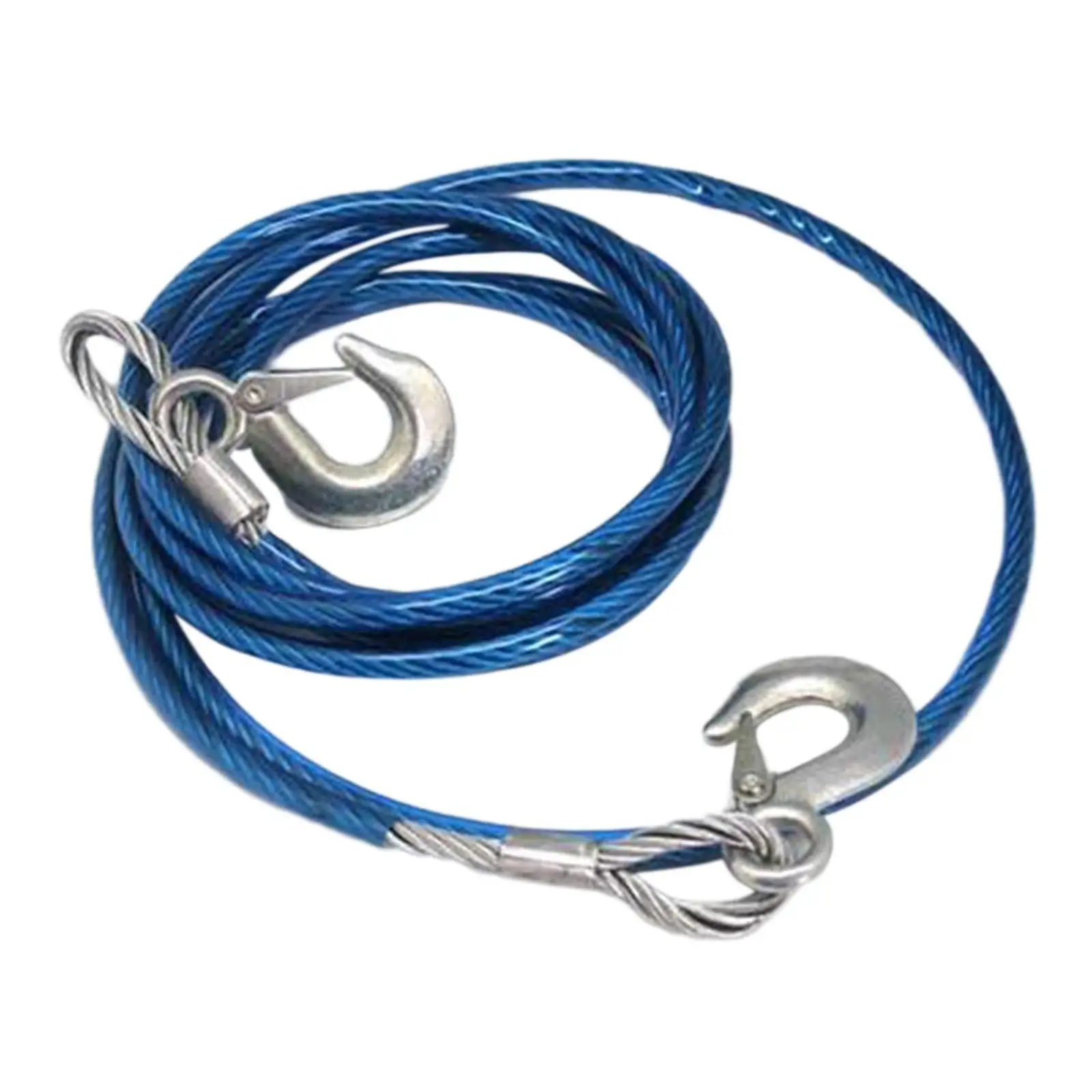 Heavy Duty Tow Strap with Safety Hooks Vehicles Tow Rope for Hauling