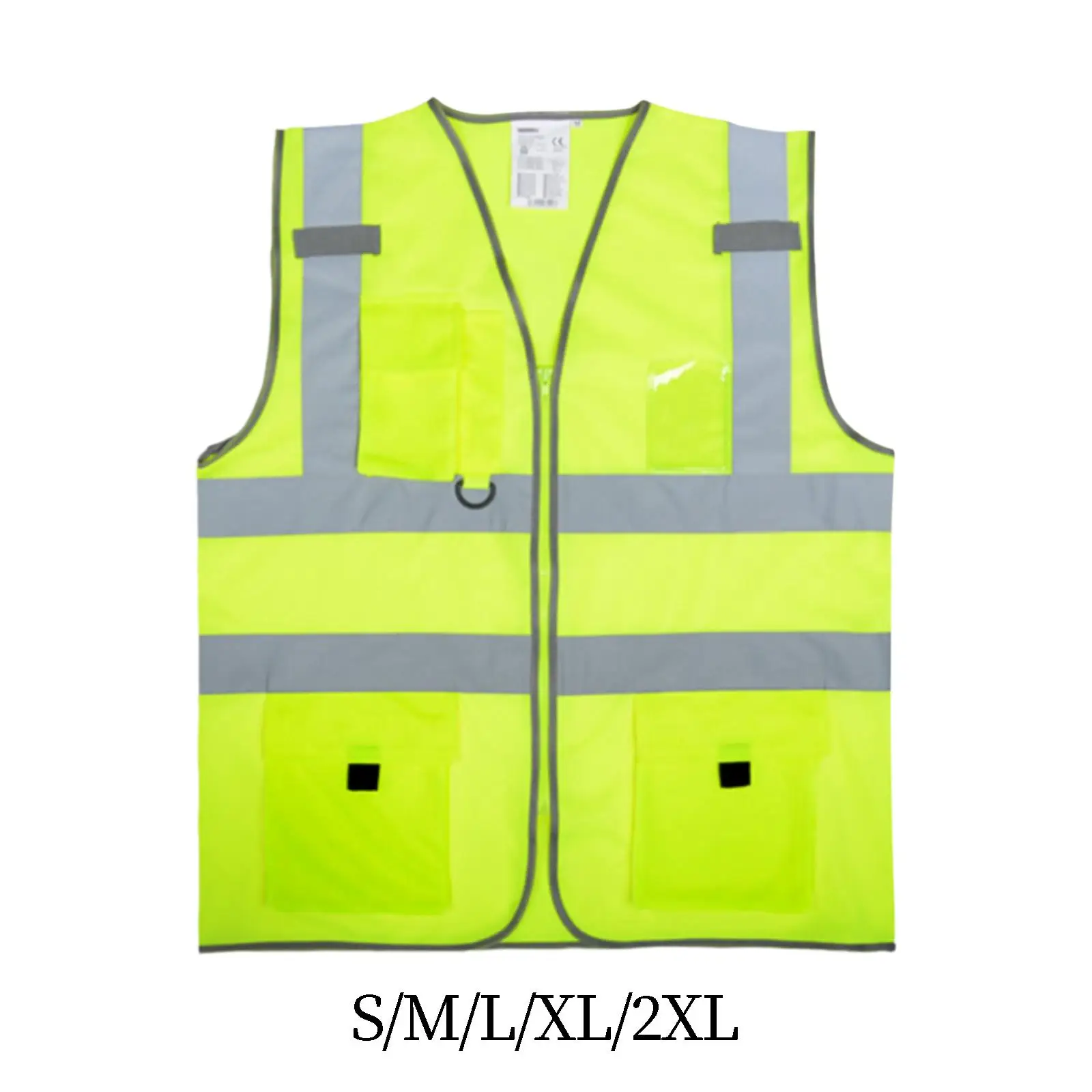 Reflective Vest Women Highlight Safety Work Vest Construction Gear for Traffic Engineering Workers Airport Racing Running Sports