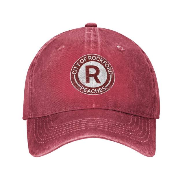 Buy A League of Their Own Rockford Peaches R Baseball Movie Cap Hat Red at