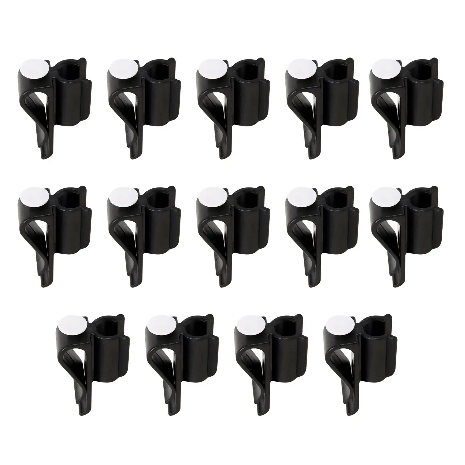 14pcs Sports Outdoor Portable Practical Clip On Fixed Putter Clamp Buckle Ball Marker Golf Bag Holder Club Grips Organizer