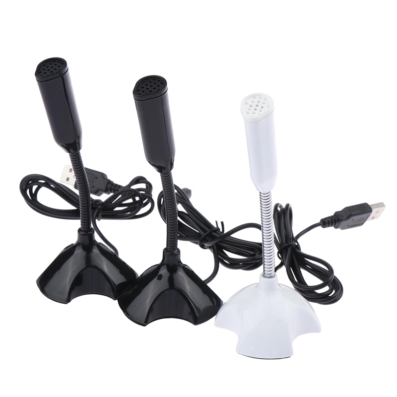 Title 1, 3.5mm Laptop Microphone USB Desktop Stand Mic W...