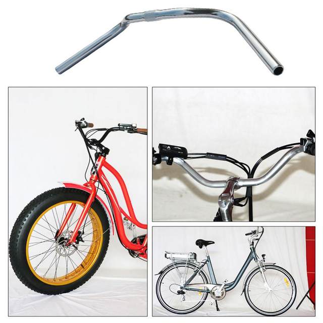 Guidon Vélo Alliage Aluminium 53cm - Pour VTT, Vélo De Route - Léger, Ergonomique - Remplacement Facile