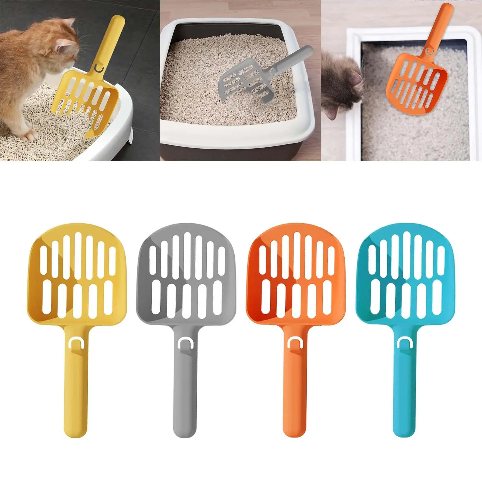 Cat Litter Spoon Kitty Litter Tray Scoops Cat Sand Spoon Pet Cleaning Tool