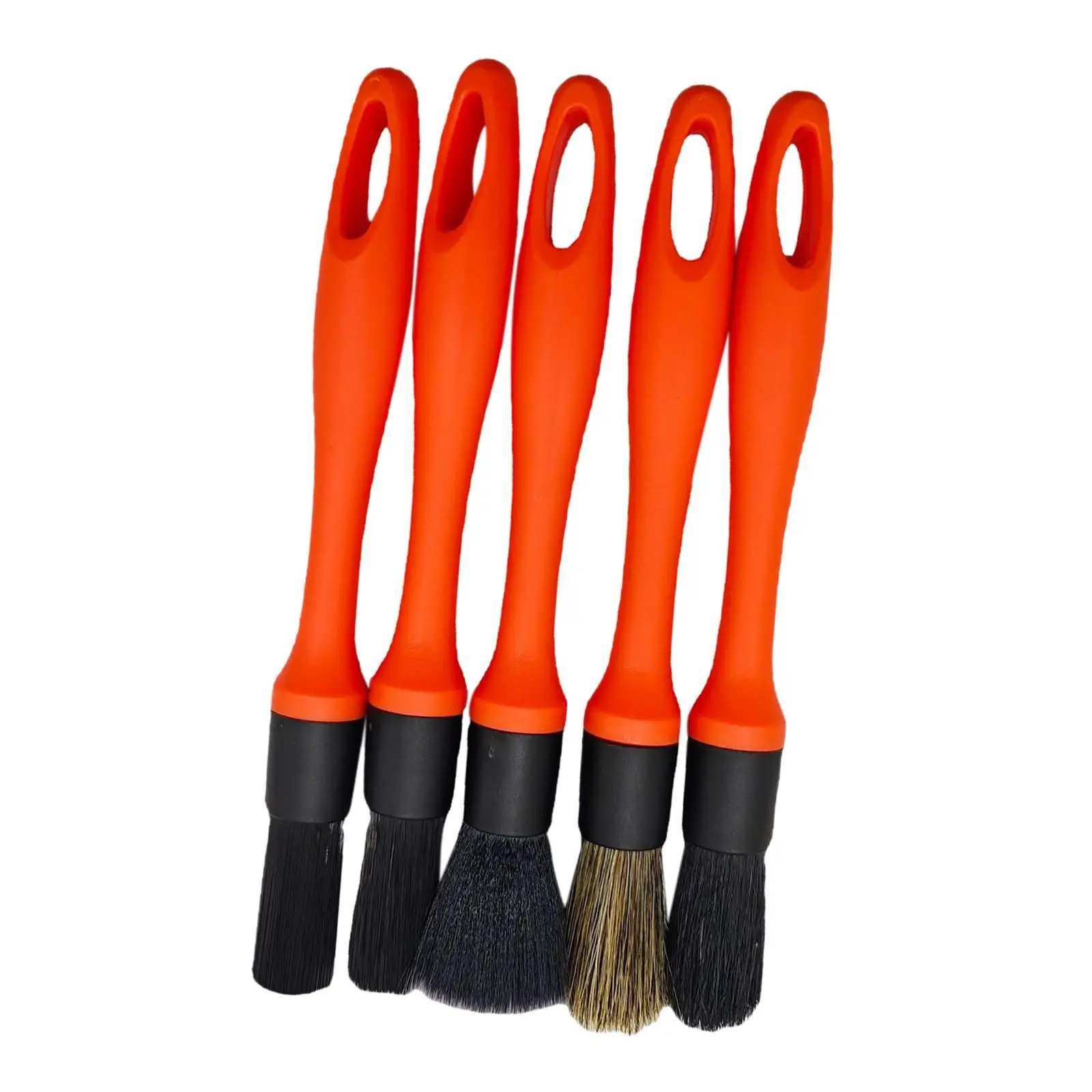 5x Auto Detailing Brushes Dust Removal Brush for Exterior Vehicle Truck