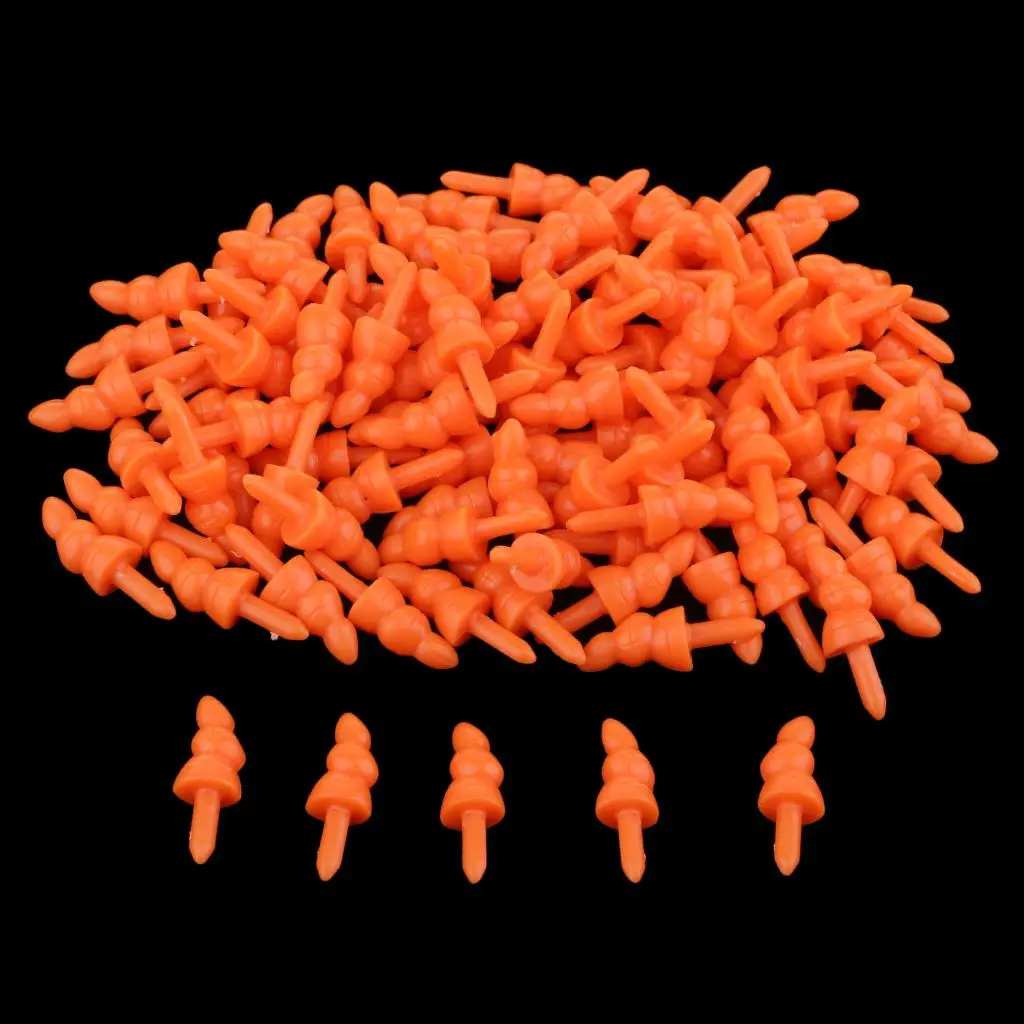 100x Safety Noses  Accessories for Animal Dolls Toys Making 25x8mm