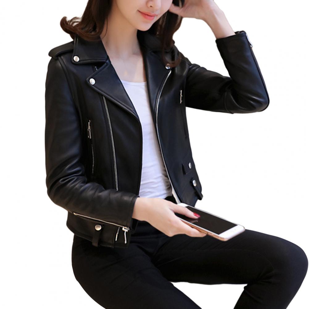 Title 5, Women Faux Leather Jacket Stylish Faux Leather ...