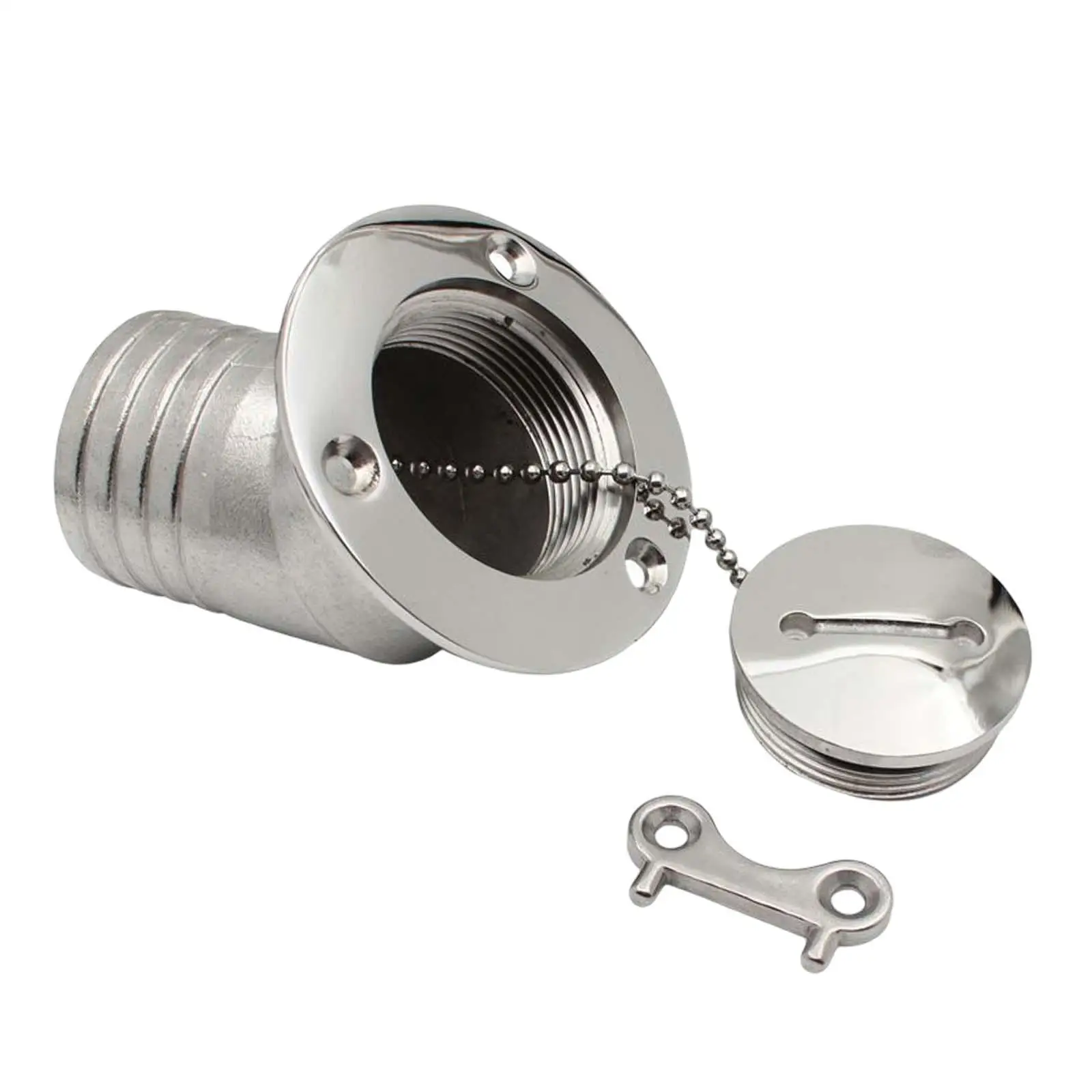 Boat Deck Fill Filler Marine Hardware Universal 316 Stainless Steel Gas Water Deck Fill for Boat Yacht Replacement