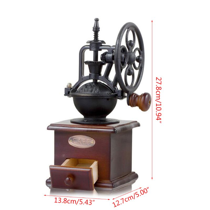 Title 6, Antique Coffee Mill Coffee Grinder for Making M...