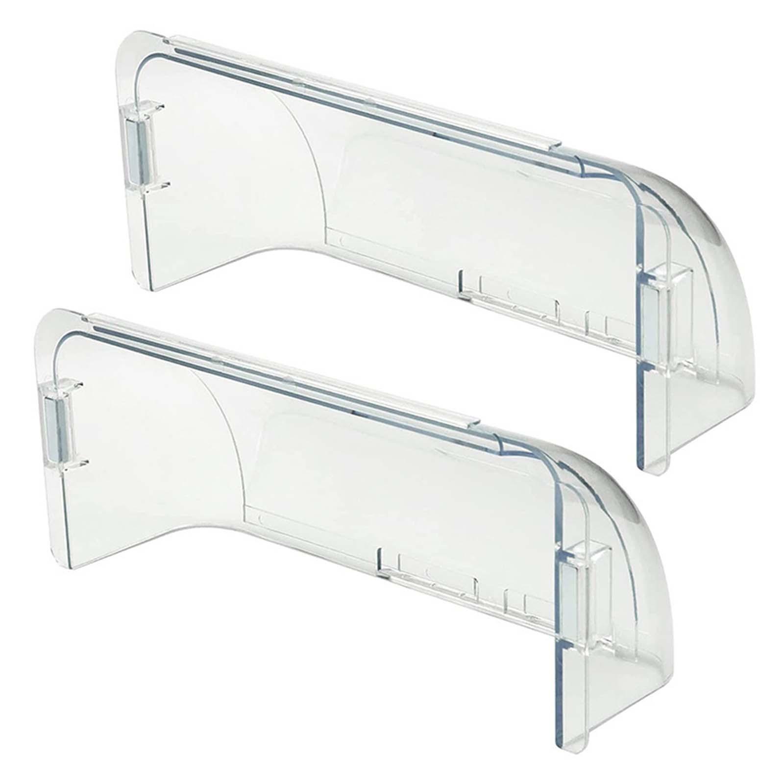 2x Unbreakable Adjustable Air Vent Deflector 9-14 Transparent Deflector Vent Covers for Heat Sidewall Ceiling Registers