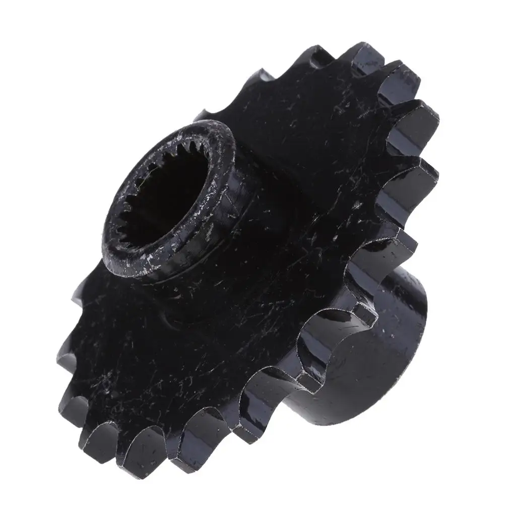 1 Pin Front Sprocket 19 Sprocket For 428 Chain Black Color