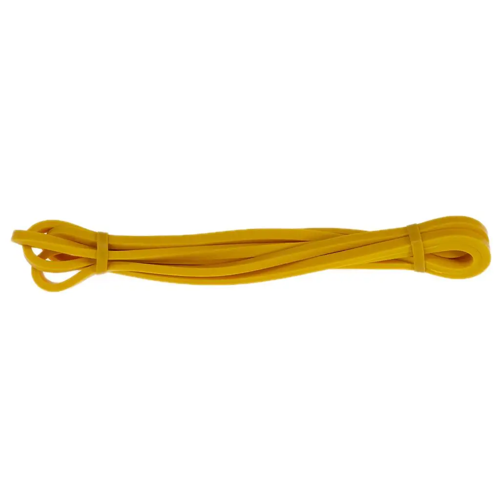 yellow 05-15lbs Exercise Resistance Band Loop for Stretching