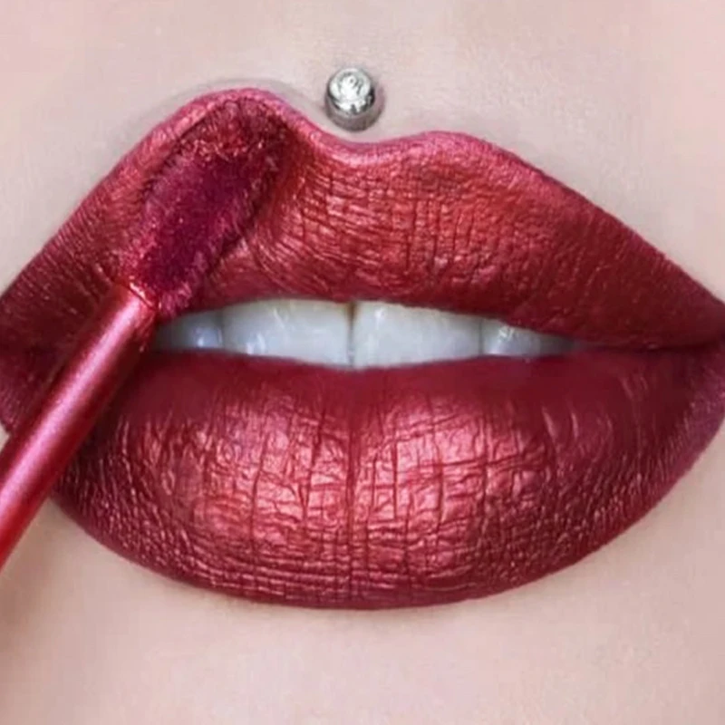 Best of Glitter Metallic Lip Gloss Waterproof Matte Shiny Liquid Lipstick Shimmer Lip Tint Lasting Non-stick Cup Lips Makeup Cosmetics Reviews & Tips