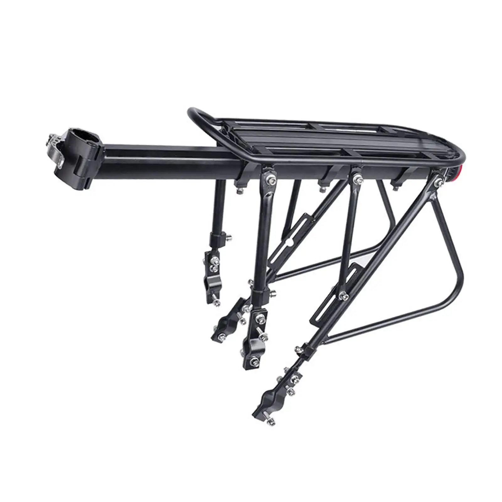 Rear Bike Rack 132-242 lbs Capacity Accessories Easy Installation Bike Luggage Carrier Bike Cargo Rack for Road Bike