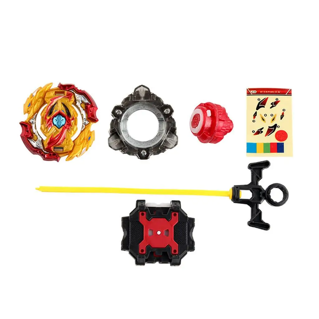 B149 4D Metal Spinning Top w/ String Launcher Gyro Fighting Birthday Gifts