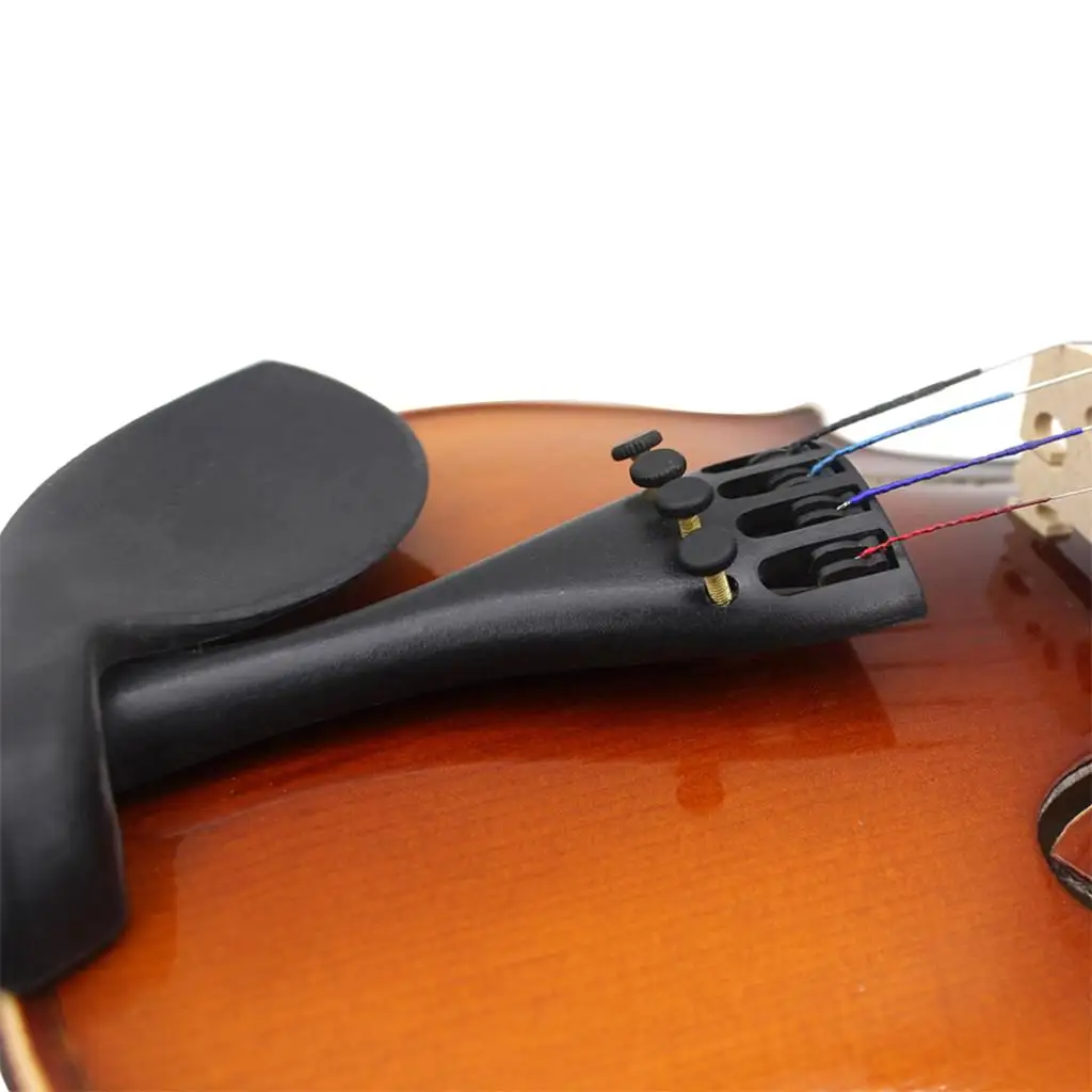 Cello Tailpiece Made of Aluminum Alloy + Tailgut for 3/4 4/4 Violin Fiddle