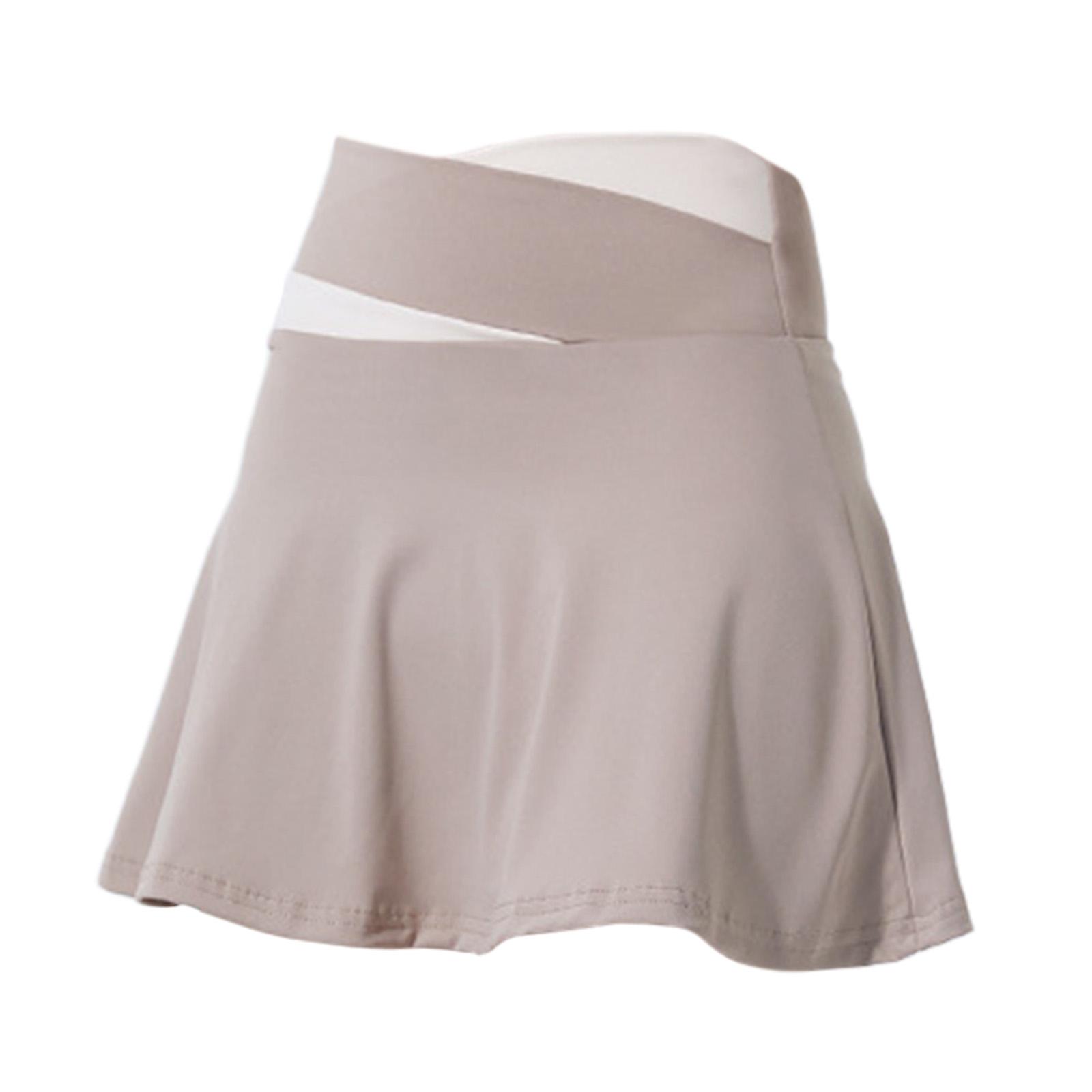 Tennis Skirt Short Skirts Mini Skirt Lightweight Clothing Athletic Ladies Soft Badminton Skirt for Golf Sport Workout