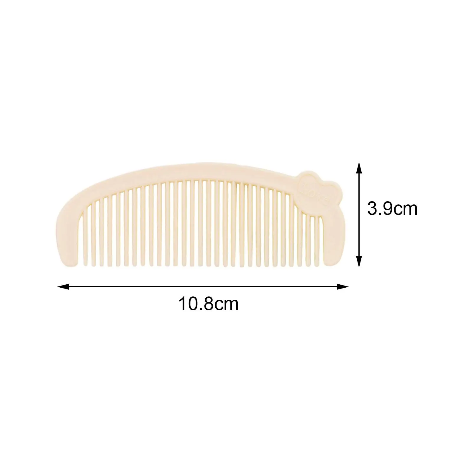 Girl Hair Comb Heart Shaped Cute Small Comb for Salon Home Hairdressing Tool