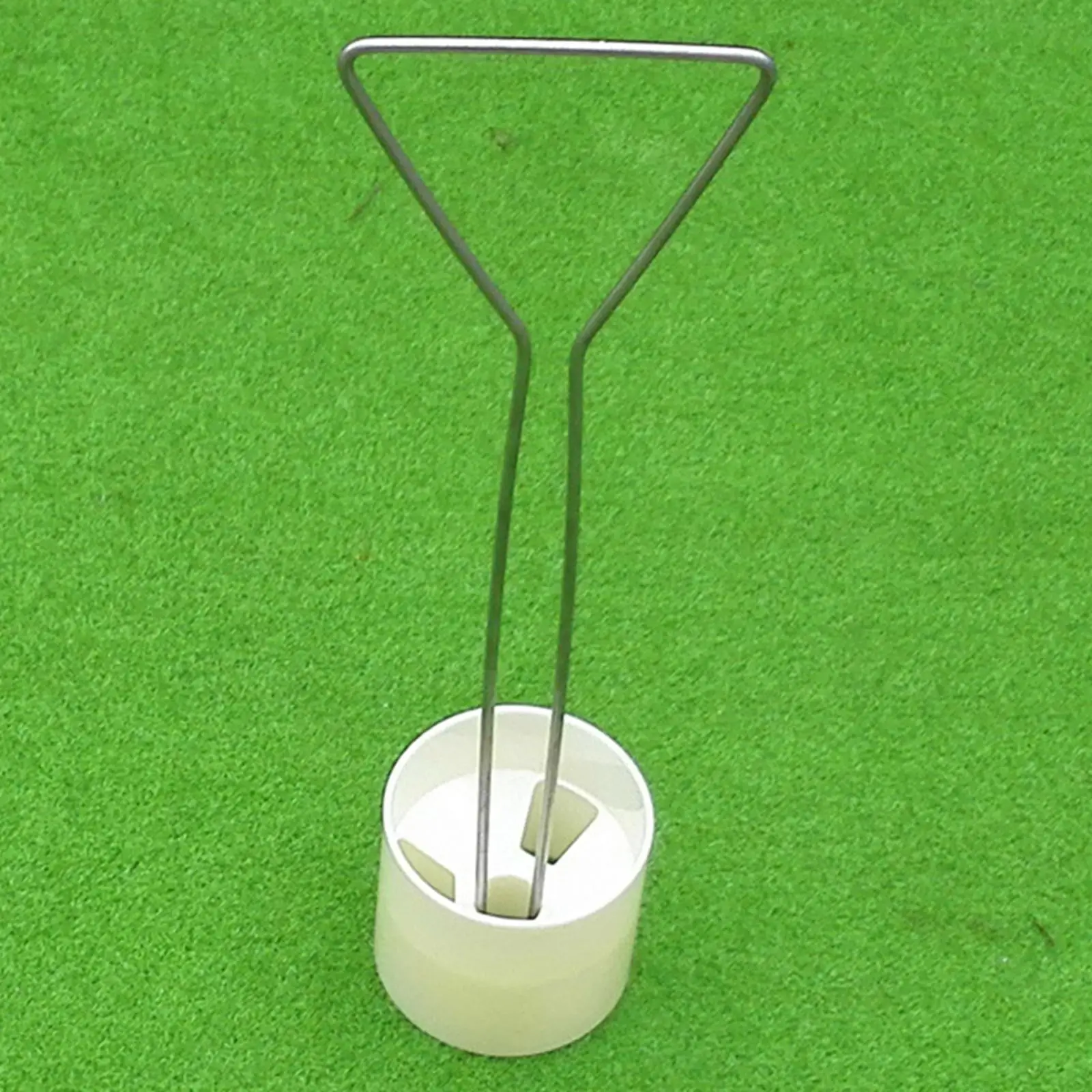 Putting Green Cup Grabber Golf Hole Cup Picking Tool, Stainless Steel Durable Practical Golf Accessories Green Cup Taker