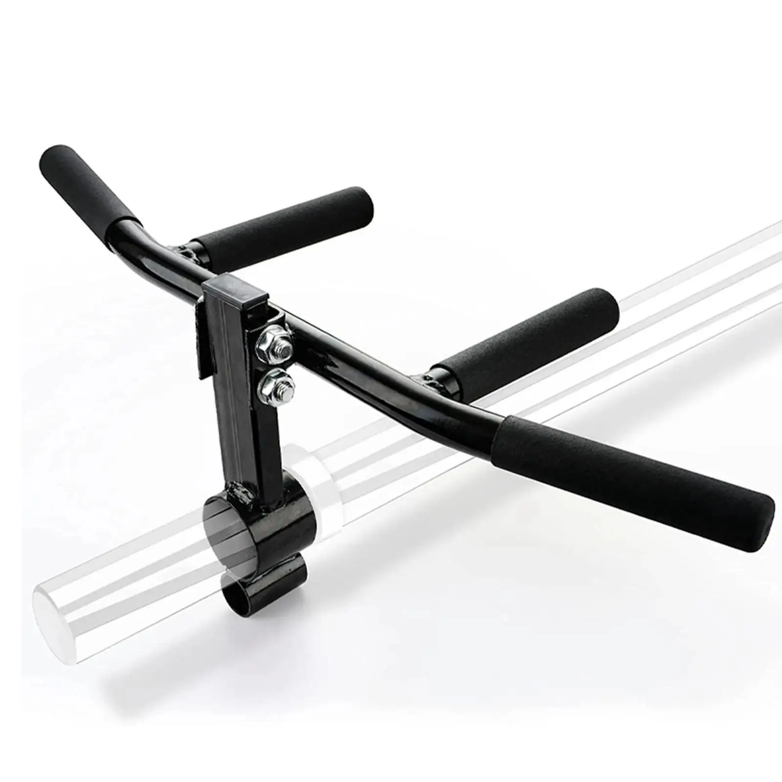 T Bar Row Landmine Attachment Fitness Fits Standard Bar Straight Grip for Barbell Squats Weight Lifting Biceps Strengthens Back