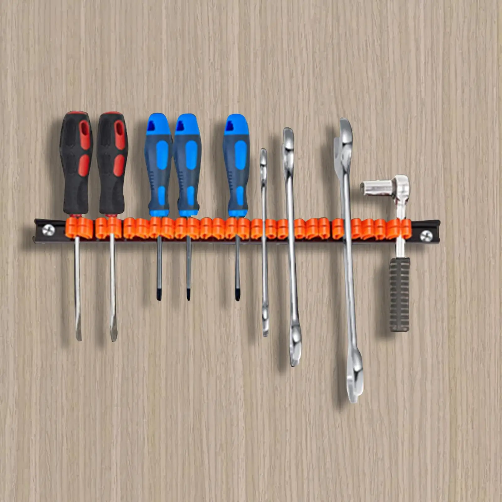 Wrench Screwdriver Tools Organizer Rack Tools Holder Shelf Garage Wrench Storage