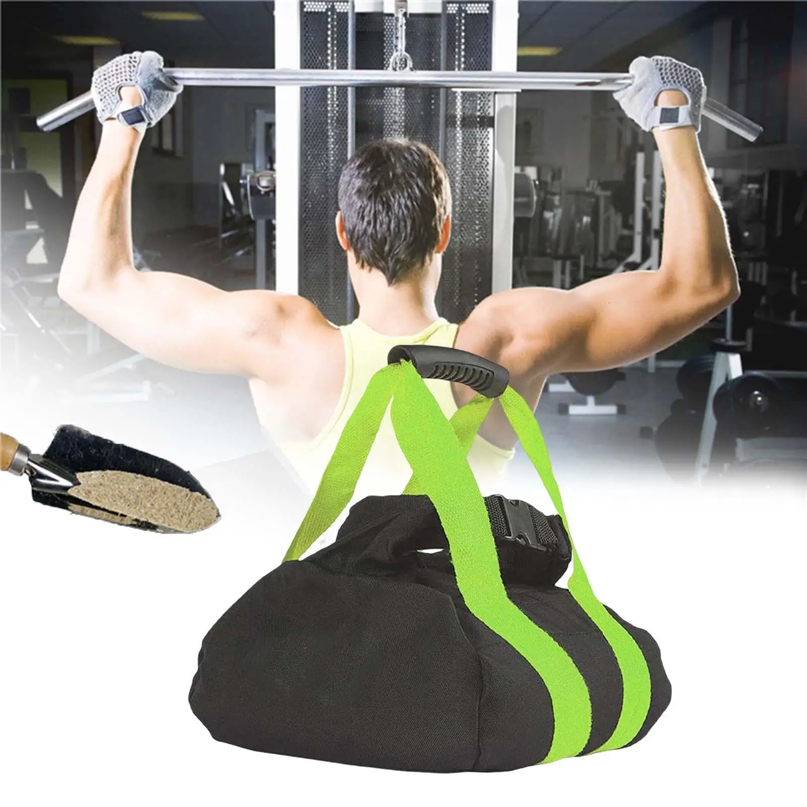 Empty Weight Sand Bag Strength Training Heavy Duty Wearresistant Filler Bags Weighted Bag for Weight Lifting Training Gym