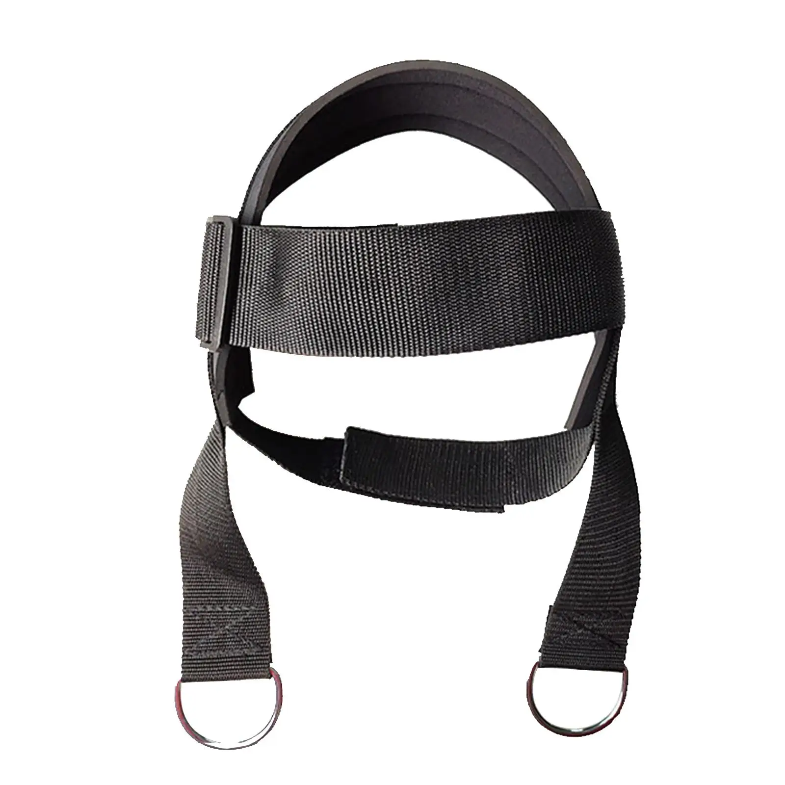 Head Neck Harness Equipment with Metal Loop Muscle Building Exercise Weight Lifting for Fitness Workout Women Men Trainer Home