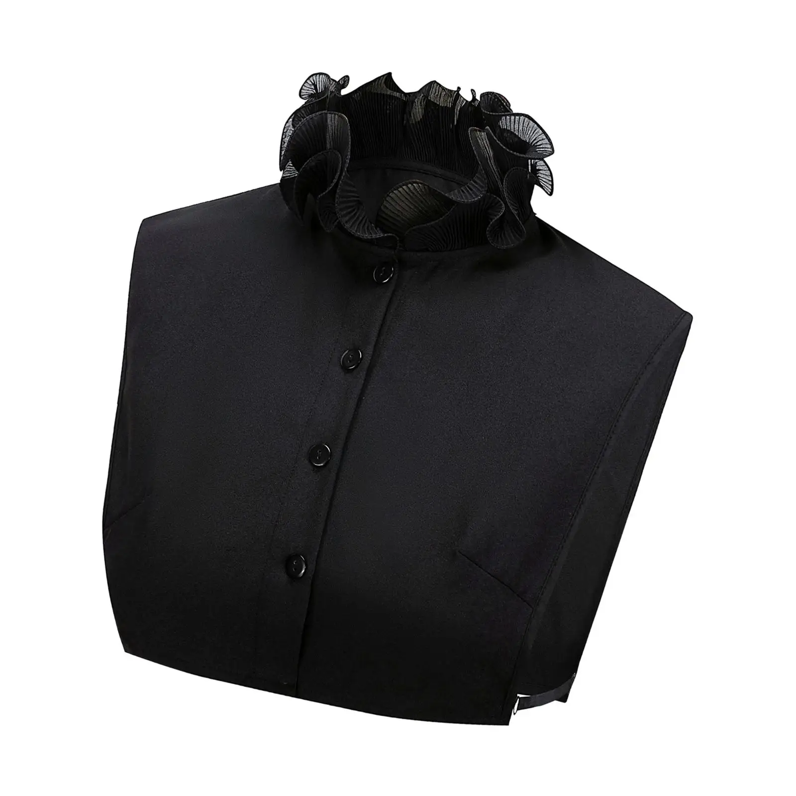 Detachable Collar Versatile Elegant Mock Neck False Collar Half Shirt Blouse Top Collar for Shirt Sweaters T Shirt Blouse Girls