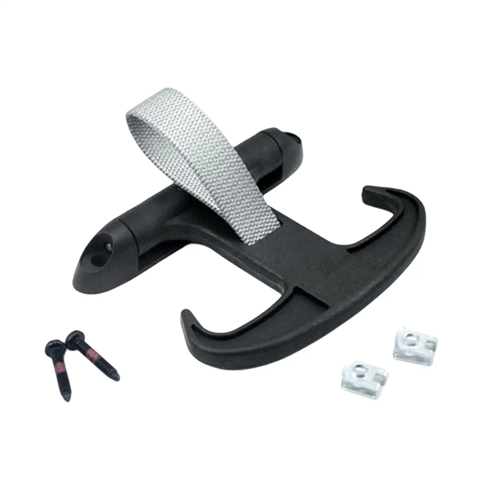 Automobile Trunk Rear Lid Hook Organizer 4 S4 B6 B7 A6 2002-200 Material Premium Simple Installation Black