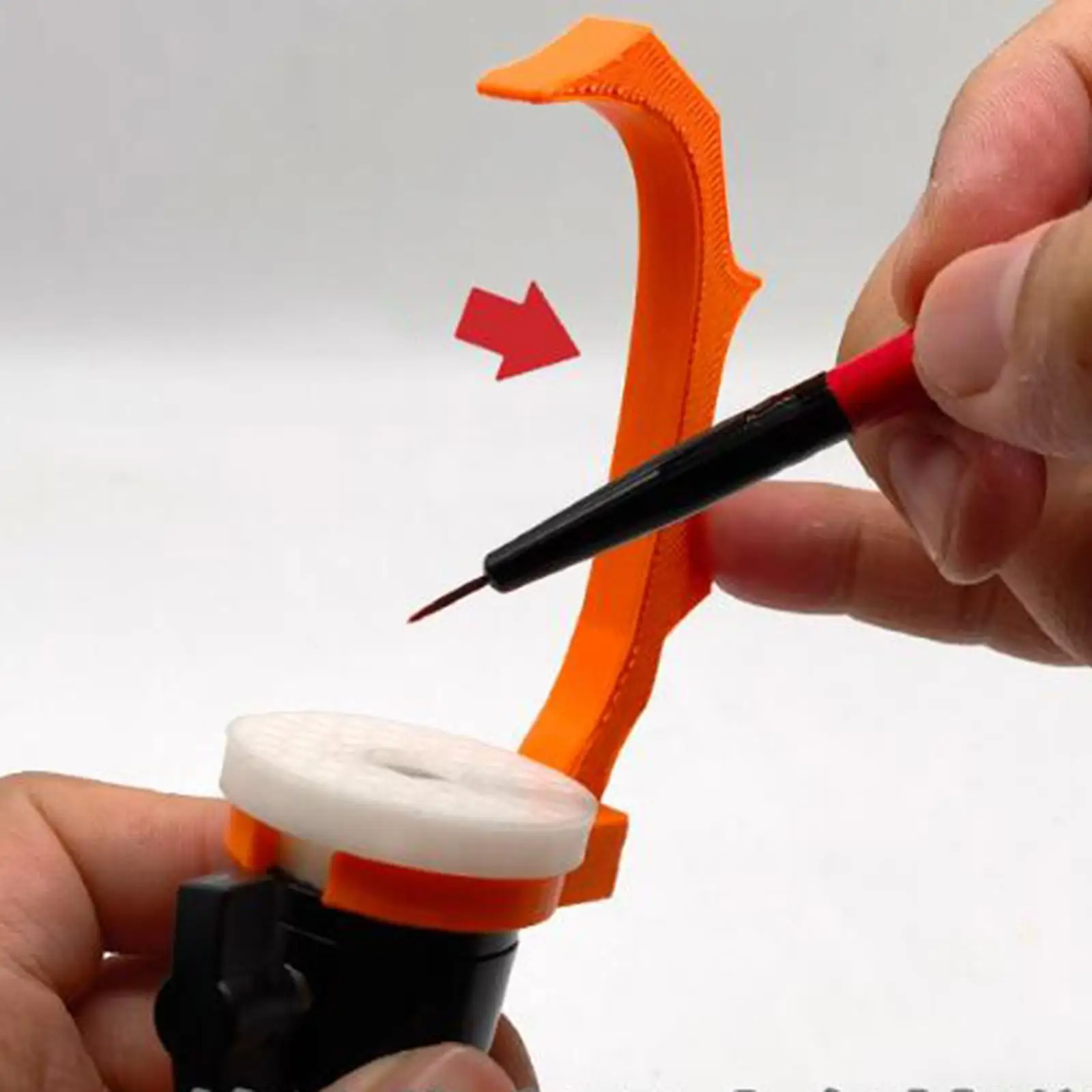 Versatile Painting Handle Pen Coating Holder Coloring Holder for Scale Model